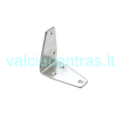 Nerūdijančio plieno tvirtinimo detalė kampu Nr. 1